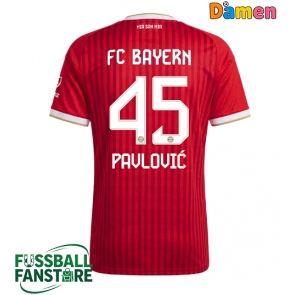 Bayern Munich Aleksandar Pavlovic #45 Replik Heimtrikot Damen 2026-27 Kurzarm